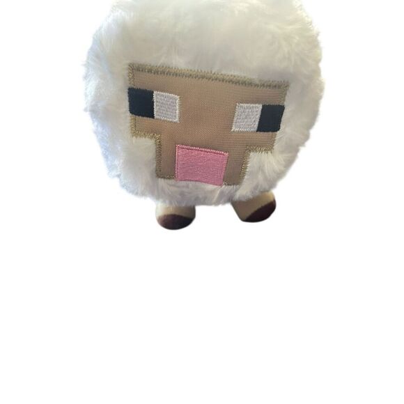Mojang Jazwares 2014 Minecraft Plush White Sheep Stuffed Animal Toy 6" - Picture 2 of 8
